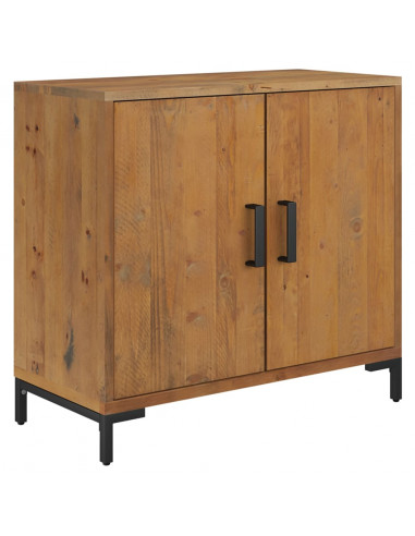 Credenza Marrone 75x35x70 cm in Legno Massello di Pino
