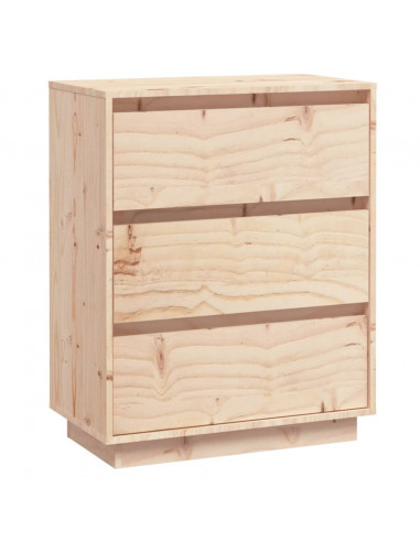 Credenza 60x34x75 cm in Legno Massello di Pino