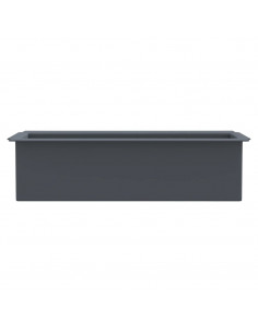 Fioriere per Europallet 12 pz Grigio 36x13,5x9,5 cm in PP