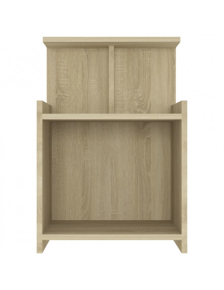 Comodino Rovere Sonoma 40x35x60 cm in Legno Multistrato