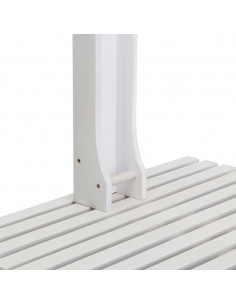 Doccia da Giardino Bianca in Legno