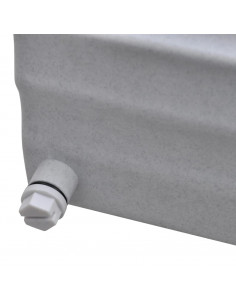 Fontana a Cascata per Piscina con Luci LED