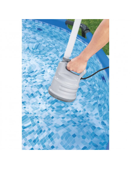 Bestway Pompa di Drenaggio Piscina Bianca