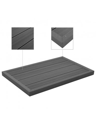 Elemento per Pavimento Doccia Solare Scala Piscina in WPC