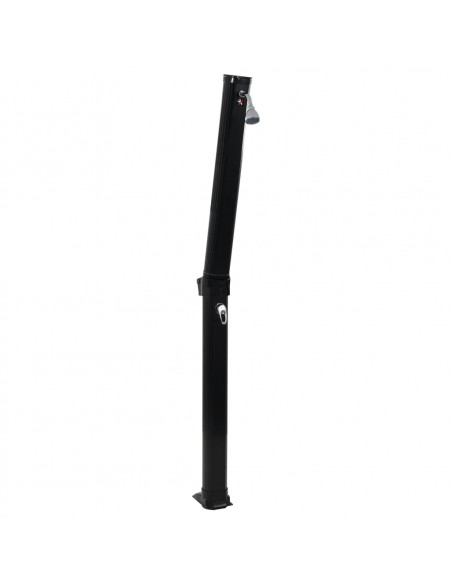 Doccia ad Energia Solare Pieghevole Nera 214 cm 23 L