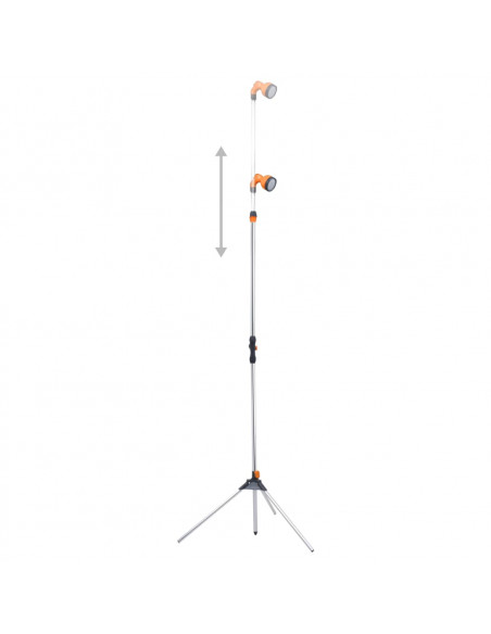 Doccia da Giardino con Treppiede 221 cm in Alluminio