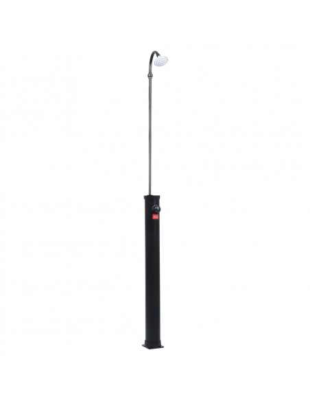 Doccia Solare da Giardino Nera 215 cm 8 L