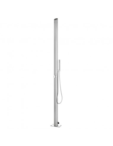 Doccia da Giardino 220 cm in Acciaio Inossidabile