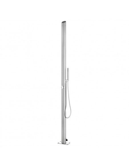 Doccia da Giardino 220 cm in Acciaio Inossidabile