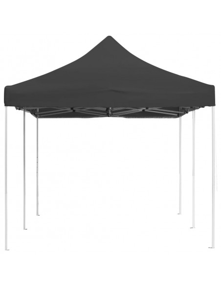 Gazebo Professionale Pieghevole Alluminio 6x3 m Antracite
