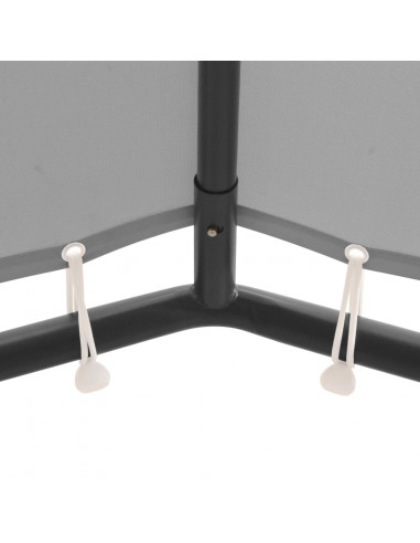 Gazebo 4x4 m Antracite