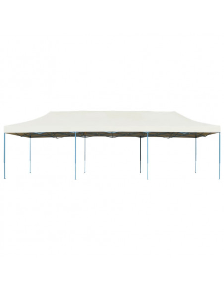 Gazebo Pieghevole Pop-Up 3x9 m Crema