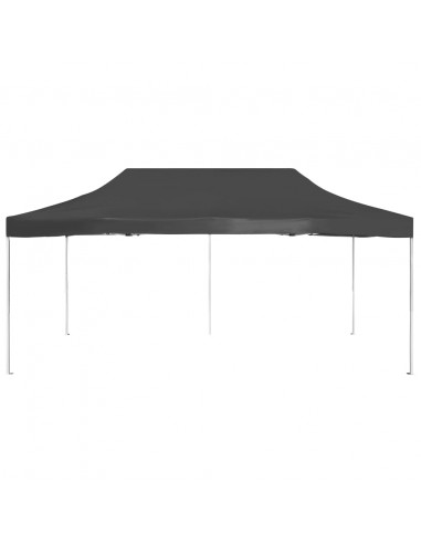 Gazebo Professionale Pieghevole Alluminio 6x3 m Antracite