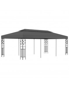 Gazebo 3x6 m Antracite 2