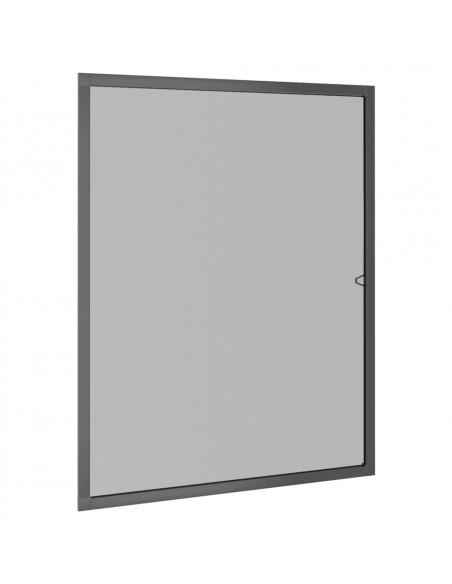 Zanzariera per Finestre Antracite 80x100 cm