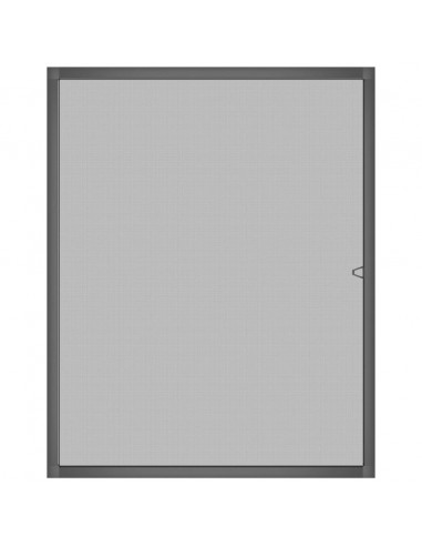 Zanzariera per Finestre Antracite 80x100 cm