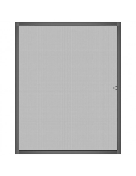 Zanzariera per Finestre Antracite 80x100 cm