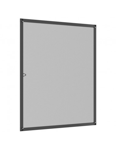 Zanzariera per Finestre Antracite 80x100 cm