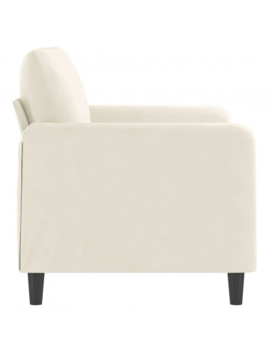 Divano a 2 Posti crema 120 cm in Velluto