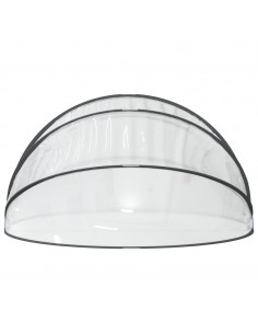 Cupola per Piscina Rotonda 376x188 cm PVC