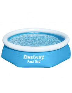 Bestway Piscina Gonfiabile Rotonda Fast Set 244x61 cm 57265 2