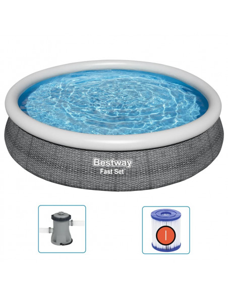 Bestway Set Piscina Rotonda 366x76 cm