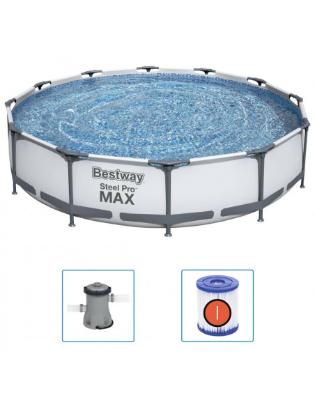 Bestway Set Piscina Steel Pro MAX 366x76 cm