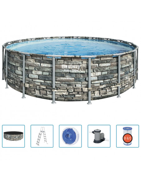 Bestway Piscina Power Steel 549x132 cm
