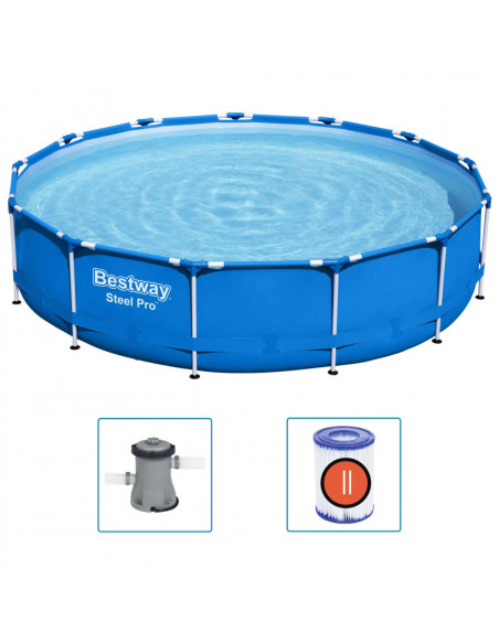 Bestway Telaio Piscina Steel Pro 396x84 cm