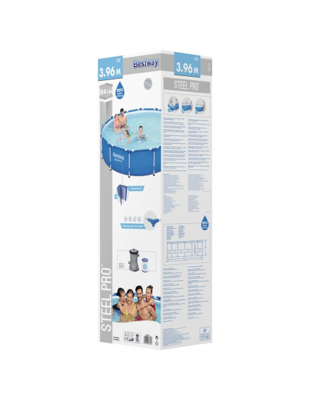 Bestway Telaio Piscina Steel Pro 396x84 cm