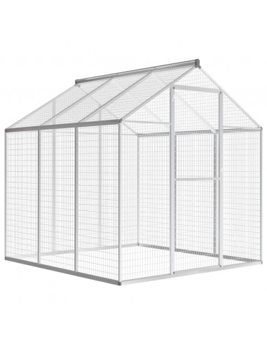 Voliera da Giardino in Alluminio 183x178x194 cm