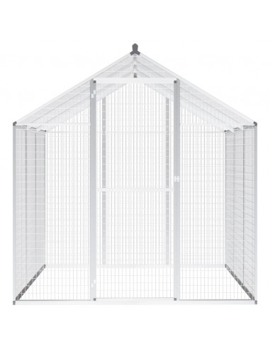 Voliera da Giardino in Alluminio 183x178x194 cm