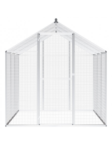 Voliera da Giardino in Alluminio 183x178x194 cm