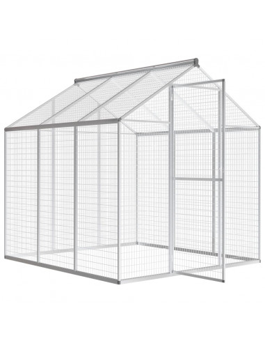 Voliera da Giardino in Alluminio 183x178x194 cm