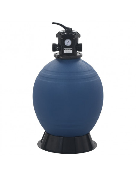 Filtro a Sabbia per Piscine Valvola a 6 Posizioni Blu 560 mm