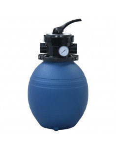 Filtro a Sabbia per Piscine Valvola a 4 Posizioni Blu 300 mm 2