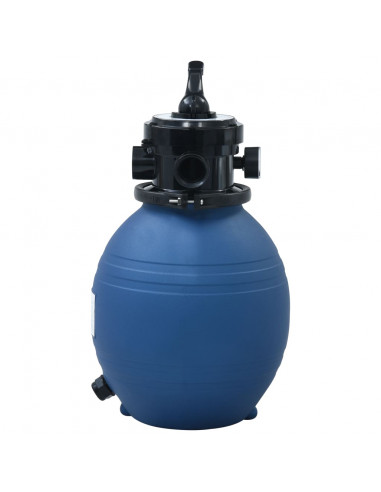 Filtro a Sabbia per Piscine Valvola a 4 Posizioni Blu 300 mm