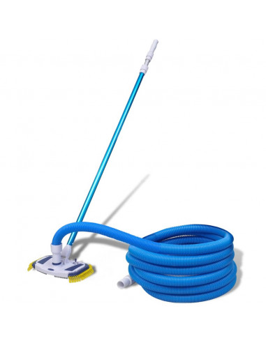 Vacuum per pulire la piscina con palo telescopico e tubo flessibile