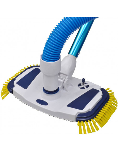 Vacuum per pulire la piscina con palo telescopico e tubo flessibile