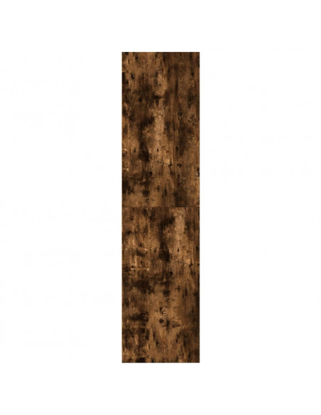 Armadio Rovere Fumo 100x50x200 cm in Legno Multistrato