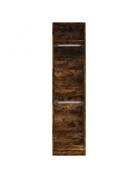 Armadio Rovere Fumo 50x50x200 cm in Legno Multistrato