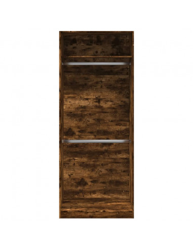 Armadio Rovere Fumo 80x50x200 cm in Legno Multistrato
