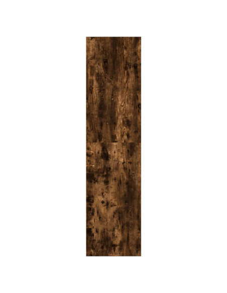 Armadio Rovere Fumo 80x50x200 cm in Legno Multistrato