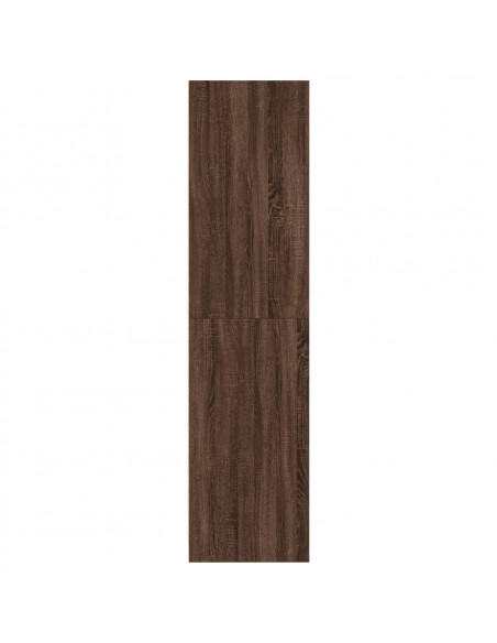 Armadio Rovere Marrone 100x50x200 cm in Legno Multistrato