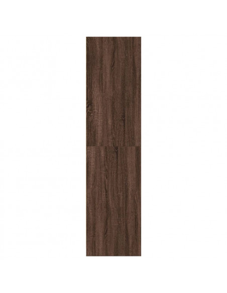 Armadio Rovere Marrone 80x50x200 cm in Legno Multistrato