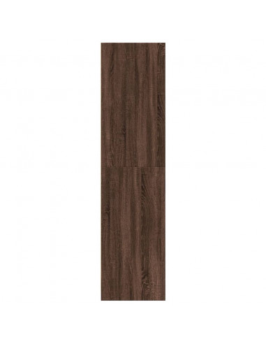 Armadio Rovere Marrone 80x50x200 cm in Legno Multistrato