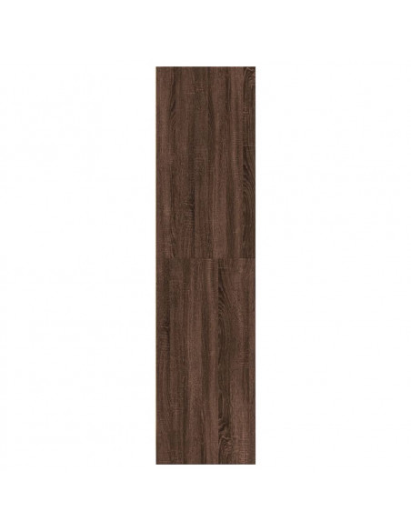 Armadio Rovere Marrone 80x50x200 cm in Legno Multistrato