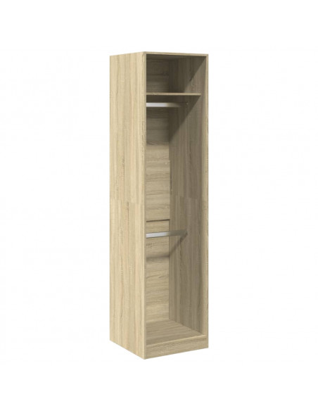 Armadio Rovere Sonoma 50x50x200 cm in Legno Multistrato