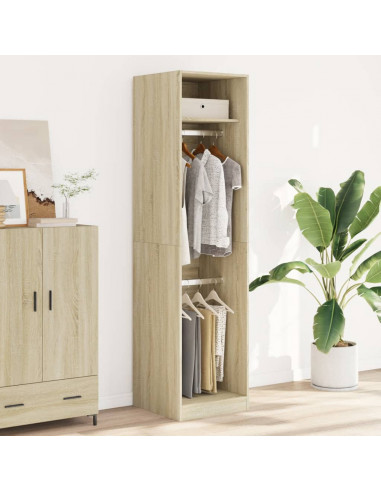 Armadio Rovere Sonoma 50x50x200 cm in Legno Multistrato