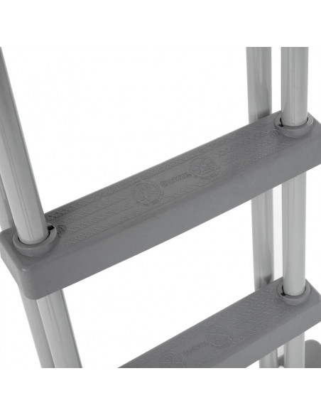 Bestway Scaletta di Sicurezza a 4 Gradini Flowclear 122 cm